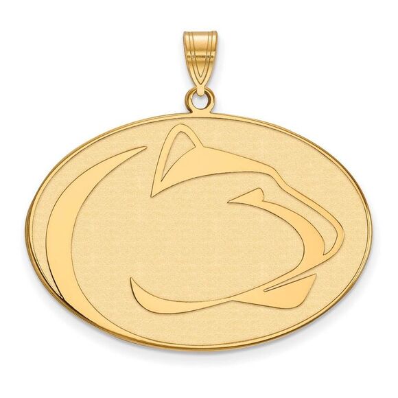 14k Yellow Gold Penn State XL Pendant